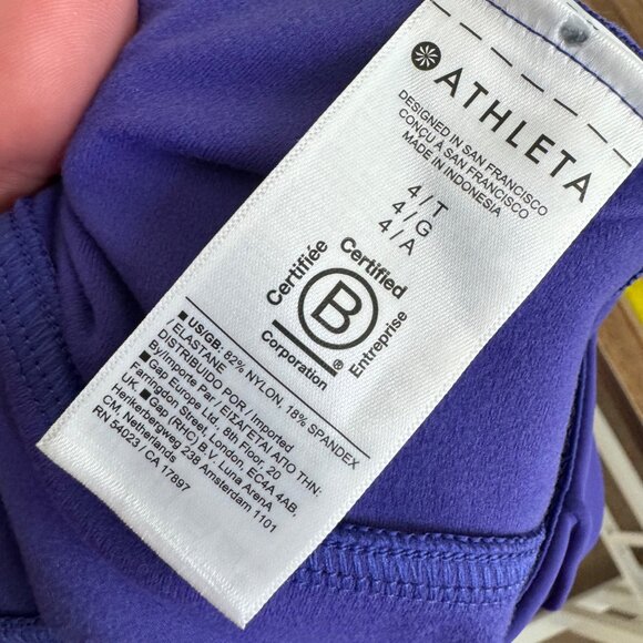 ATHLETA glacier snow skinny pants in noble blue size 4T Tall - Picture 7 of 8
